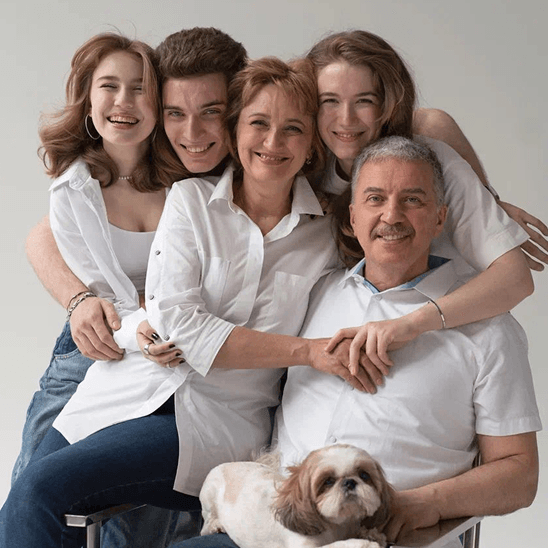 Blended family dynamics.